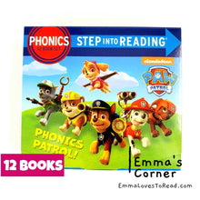 Load image into Gallery viewer, Step into Reading Phonics Series: Phonics Patrol! by PAW Patrol Book Set (12 books)
